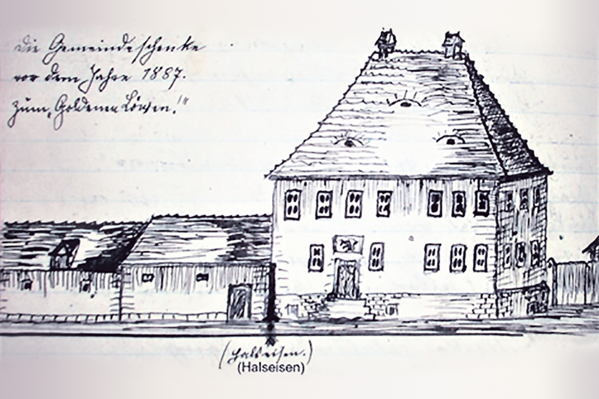 Burgen-Blick - Serie alte Gebäude - Gemeindeschenke  Sülzenbrücken