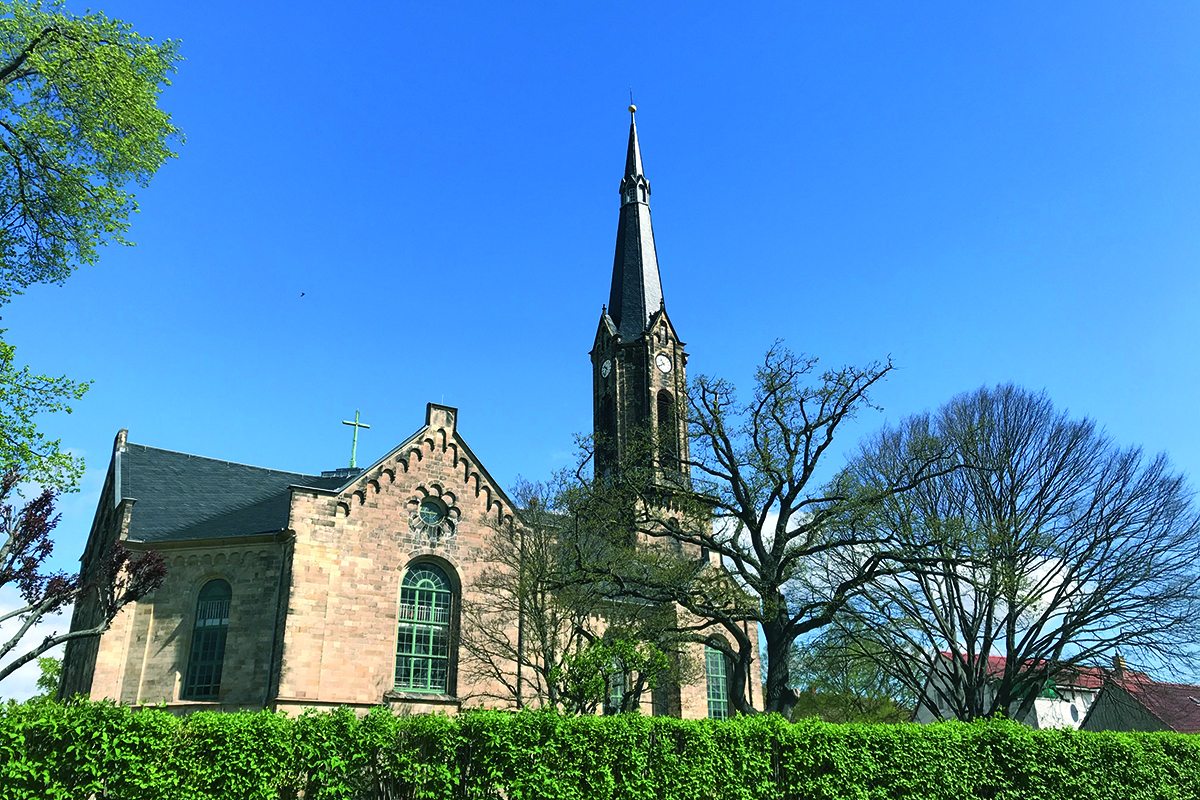 Burgen-Blick - St.-Viti-Kirche Wechmar