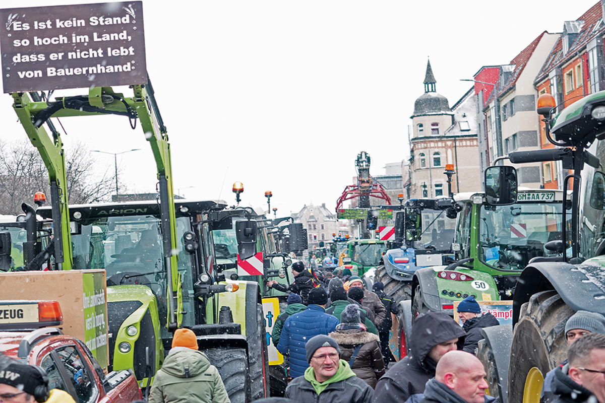 Burgen-Blick - Bauernprotest