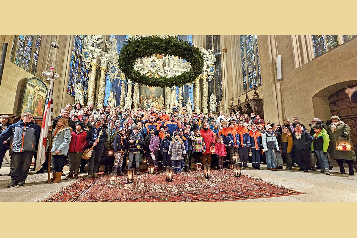 Burgen-Blick - Friedenslicht aus Bethlehem abholbereit