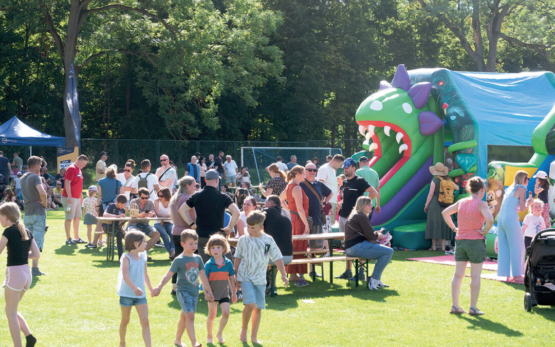 Zum großen Kinderfest Hochsommer-Temperaturen
