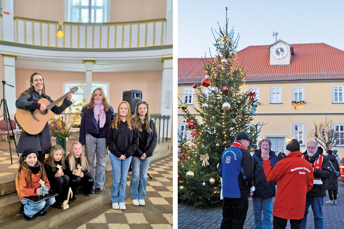 Burgen Blick - Am 1. Advent ist in Wechmar ein Konzert und das traditionelle Weihnachtsbaumschmücken 