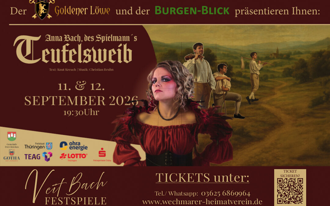 Die Veit Bachfestspiele 2026 können beginnen!