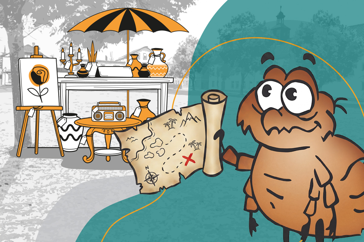 Burgen Blick - 4. Dorfflohmarkt - Schatzkarte