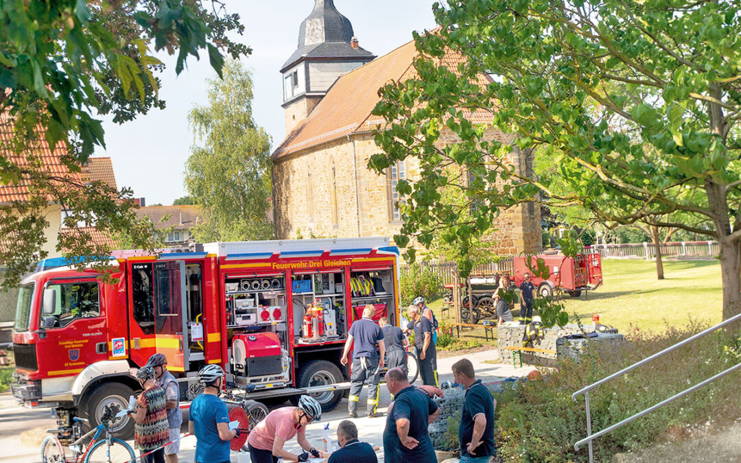 Endlich was los in Grabsleben! 150 Jahr-Feier der Feuerwehr