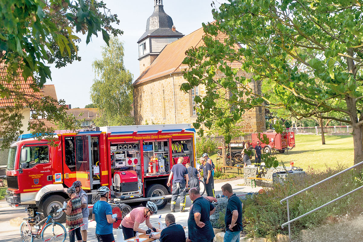 Burgen-Blick - 150 Jahrfeier der Feuerwehr Grabsleben