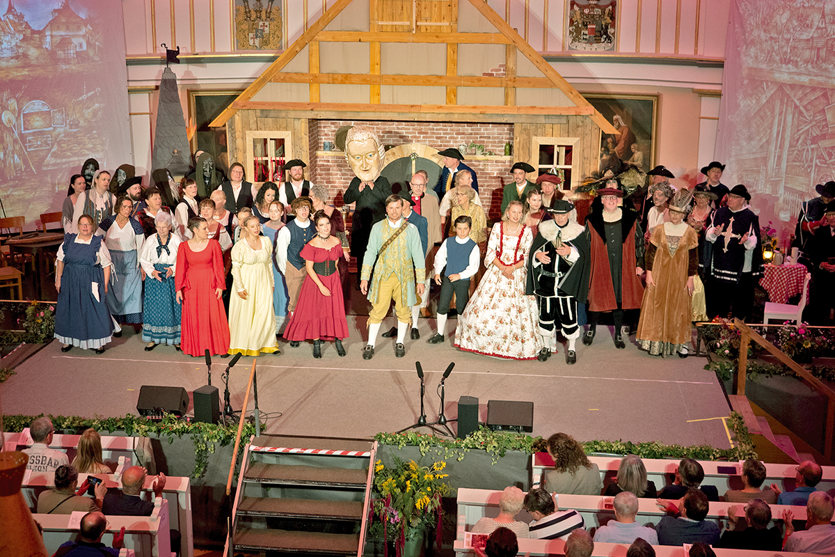 Burgen Blick - Bach lässt Bühne beben – Wechmar erlebt grandiose Festspiele